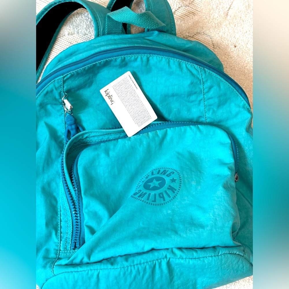 Kipling Seoul, Large Backpack Turquoise - image 1